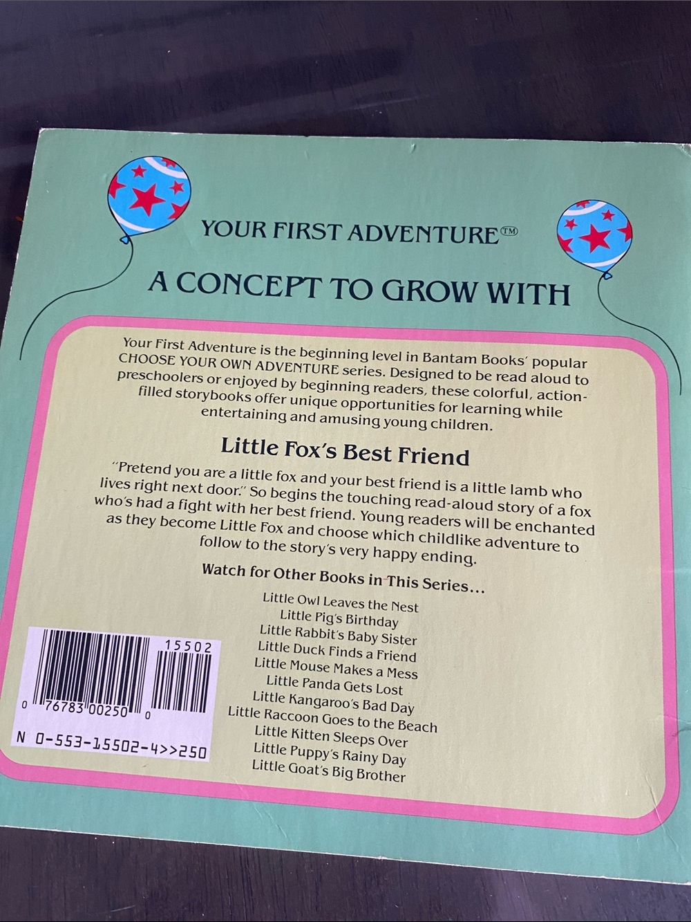 1987 Choose your Own Adventure Book Little Fox’s Best Friend - Picture 7 of 7